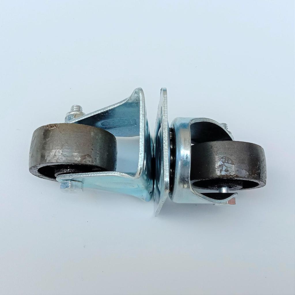 Durable, Lightweight, High-Temp Resistant Medium-Duty Furniture Swivel Casters - All-Iron Fat Boy Wheels