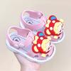 New Summer Baby Walking Shoes for Girls, Soft Sole, Non-Slip, Closed-Toe, Infant and Toddler Sandals