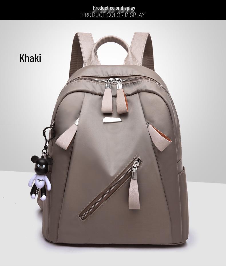 2025 Korean Style Women’s Oxford Waterproof Large Capacity Backpack