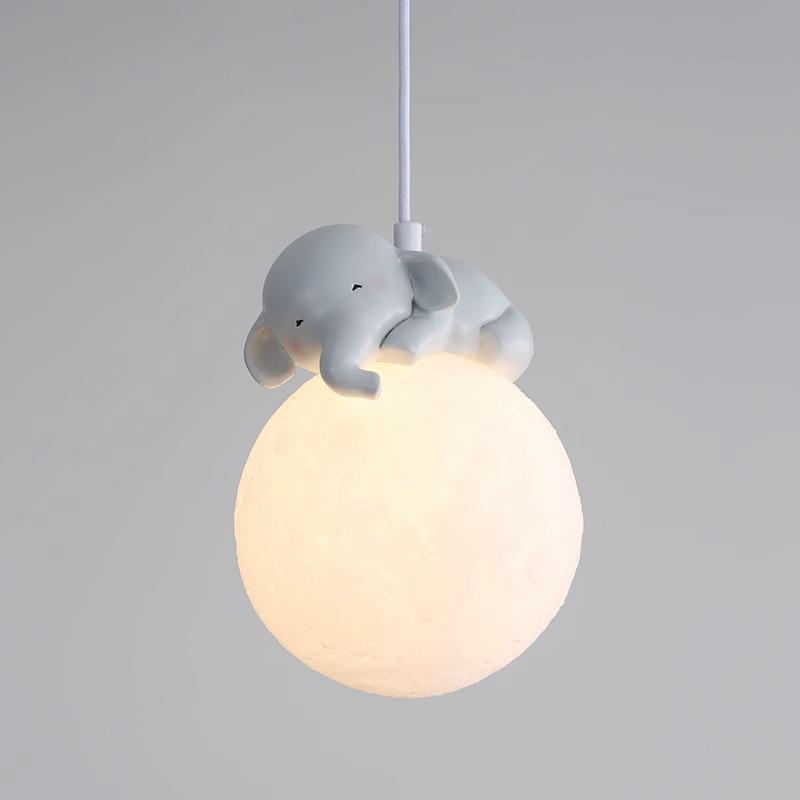 French Cream Little Lamb Chandelier - Creative Romantic Corridor and Bedroom Lighting Fixture.