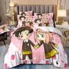 Anime SPY FAMILY Anya Bedding Set Single Twin Full Queen King Size Bed Set Kids Bedroom Duvetcover Duvet Cover Pillowcase