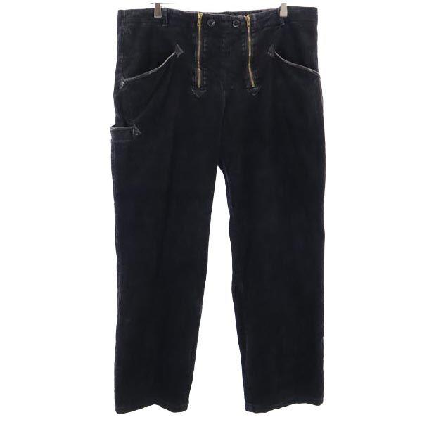 Vintage Black Corps Corduroy Pants Black Logger Pants Men's Used