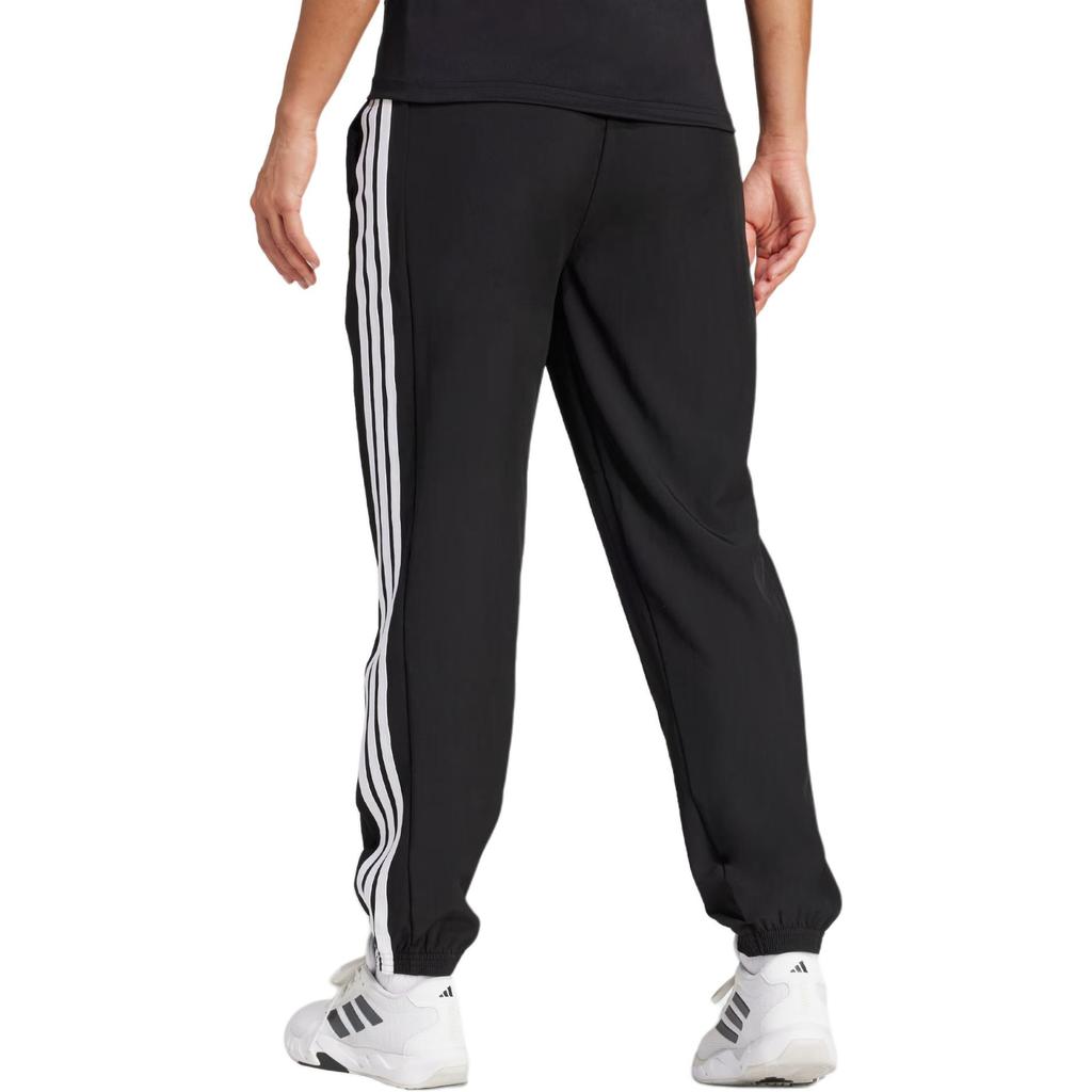 adidas Logo Pocket Mid Waist Casual Pants Men Bottoms Black JI8313