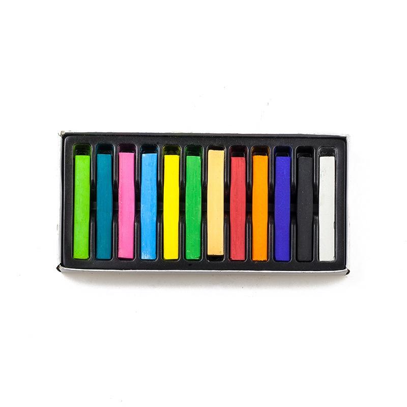 1 SET Pastell-Stifte 6 Farben 12 Farben 24 Farben Pinsel Kreidestift Künstlerbedarf Schülerfarbe Malstift Werkzeuge