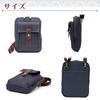 Shoulder Slim Smartphone and Gadget Shoulder Persimmon Made In Perfect Birthday Gift for Dad Tannin [creare Kiki] Men's Bag, Bag, Tannin-Dyed Canvas,