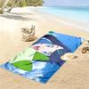 Cute Lyra Print Beach Towel, Large Soft Quick Dry Towel for Beach Camping Swimming