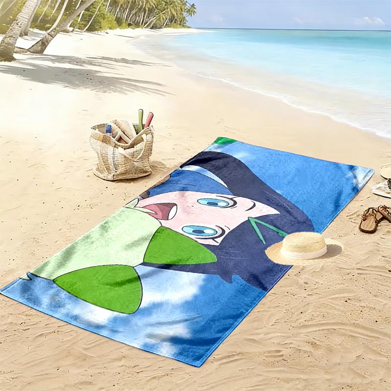 Cute Lyra Print Beach Towel, Large Soft Quick Dry Towel for Beach Camping Swimming