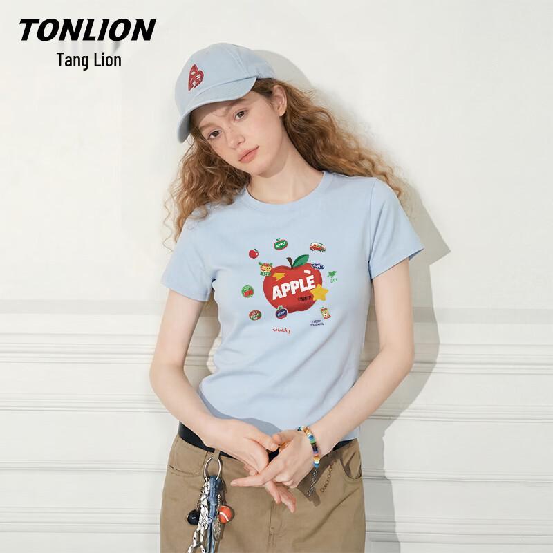 TonLion Women's Slim Fit Short Sleeve T-shirt