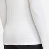 Nike Solid Casual Commuter Sports Round Neck Long Sleeve T-Shirt Women Tops White DD0594-100