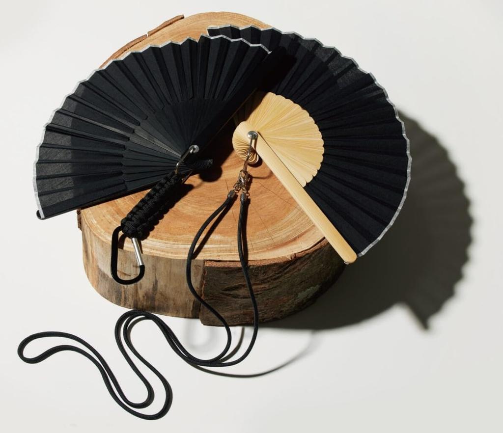 Shoroku Summer Fan with Day Stylish Green Fan [Nishikawa Shoten] Strap, Outdoor, Khaki, Men's, Father's Gift, Present,