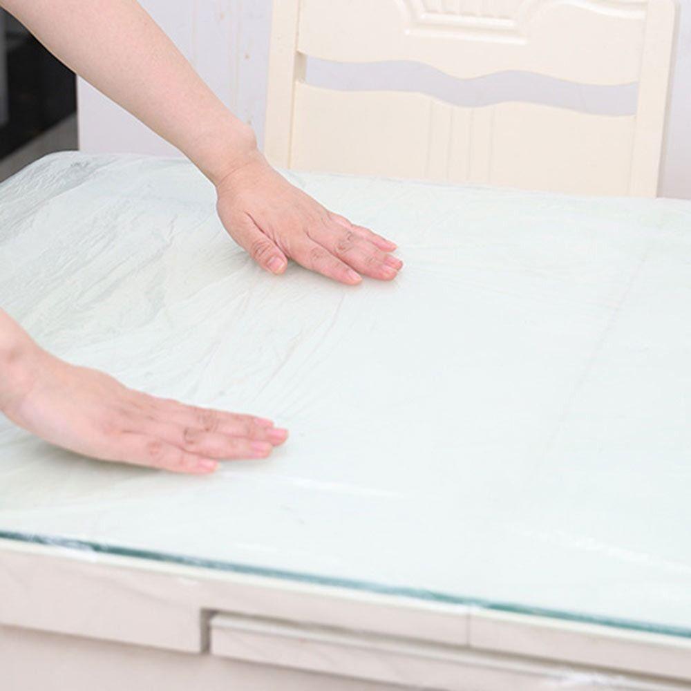 10 Stück PE Einweg-Tischdecke Runde Tischdecke für Picknicks im Freien Hochzeitsempfang für Gäste