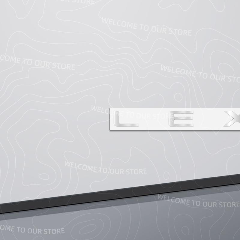 

Zinc Alloy For IS250 IS200 CT200h RX330 RX350 NS200 ES300 NX300h Letter Logo Car Trunk 3D ABS Emblem Rear Body Badge Sticker