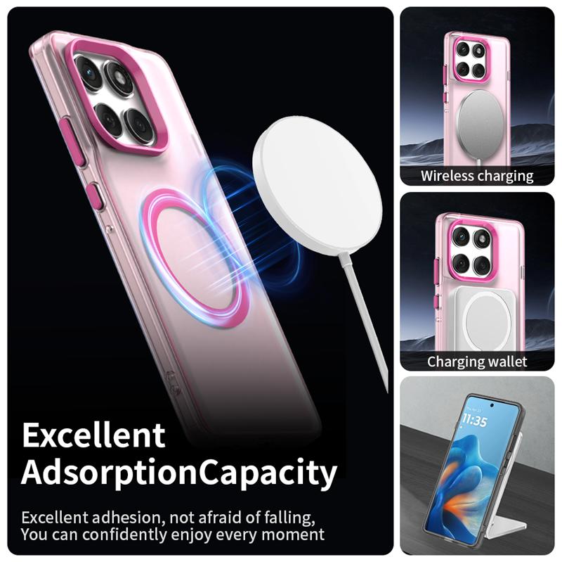 For Motorola Edge 60 Pro Case Motorola Edge 60 Pro Cover Magnetic Matte Bumper Protective Phone Cases On Moto Edge 60 Pro Funda