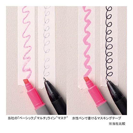 Mark's Masking Tape for Water-Based Pens, Small Roll "Masute" Grid Blue Gray MST-FA04-BGY