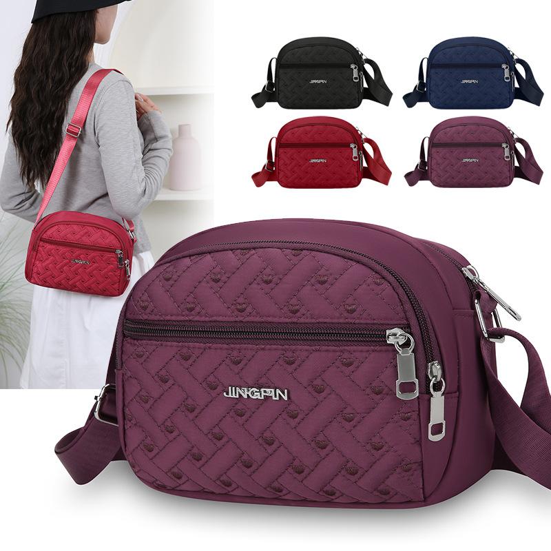Damen Tasche Schultertasche Crossbody Tasche Einfarbige Handytasche Muttertasche