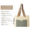 Large Capacity Breathable Canvas Portable Shoulder Pet Carrier Bag For Small Cats And Dogs Outdoor Use