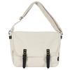Sac Bandoulière Messenger Rétro pour Femmes Sac Postier Mode pour Hommes Sac en Toile Couleur Unie Grande Capacité Sacs Bandoulière pour Femmes