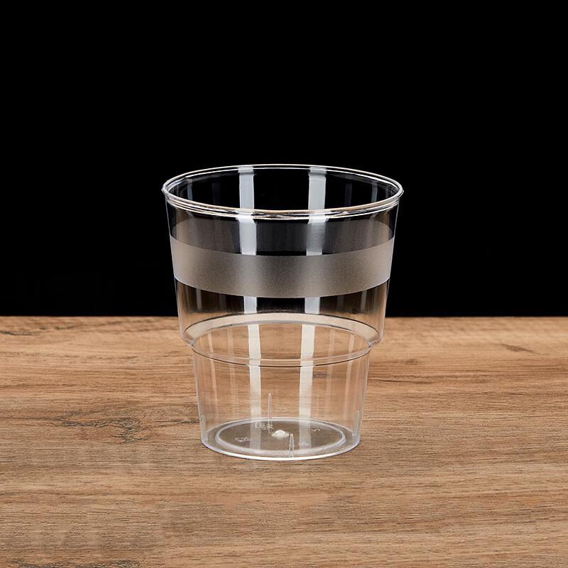 JINWUYUAN 200 мл Матовые одноразовые стаканы из твердого пластика