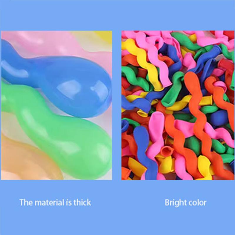 50~200pcs Spiral Balloons Twist Spiraal Latex Balloon Inflatable Toy Unique Wedding Happy Birthday Holiday DIY Decorations TMZ