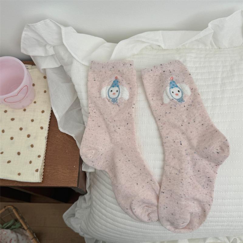 Flickor Höst och Vinter Söt Tecknad Björn Födelsedagshatt I Tubsockor