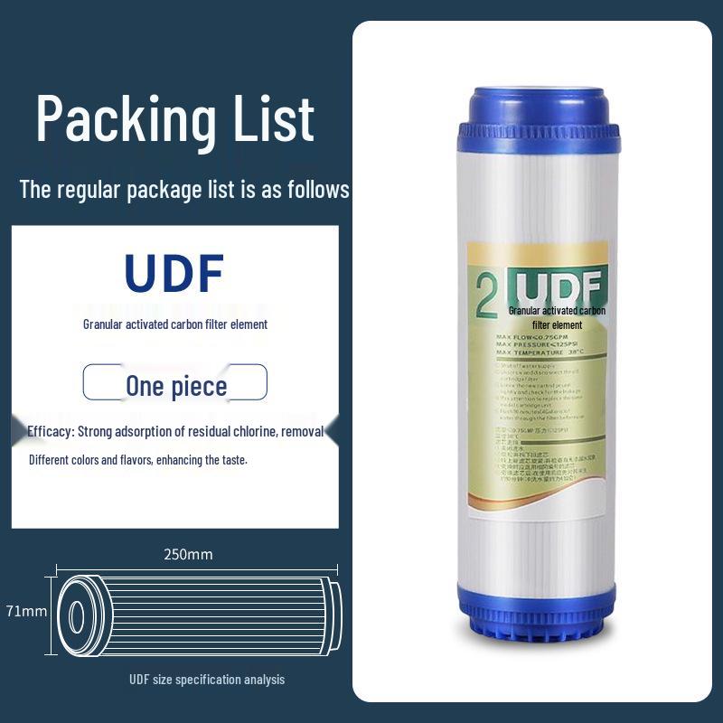 "Universal 10-inch Water Purifier Filter Set: 3-Stage PP Cotton & 5-Stage Activated Carbon Filtration System for Home"