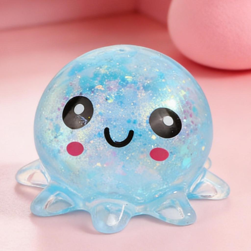 Stress Toys Adults Soft Relief Octopus Sensory Game Funny Pocket Stress Balls Toys for Kids Women Men Office Home Classroom
