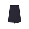 FILA Versatile Elegant Commuter Casual Long Skirt Women skirts Blue F11W514303FNV