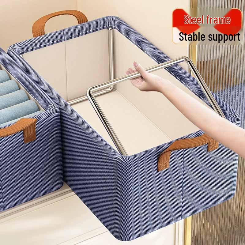Large Fabric Wardrobe Organizer: Clothes & Pants Storage Drawer Box