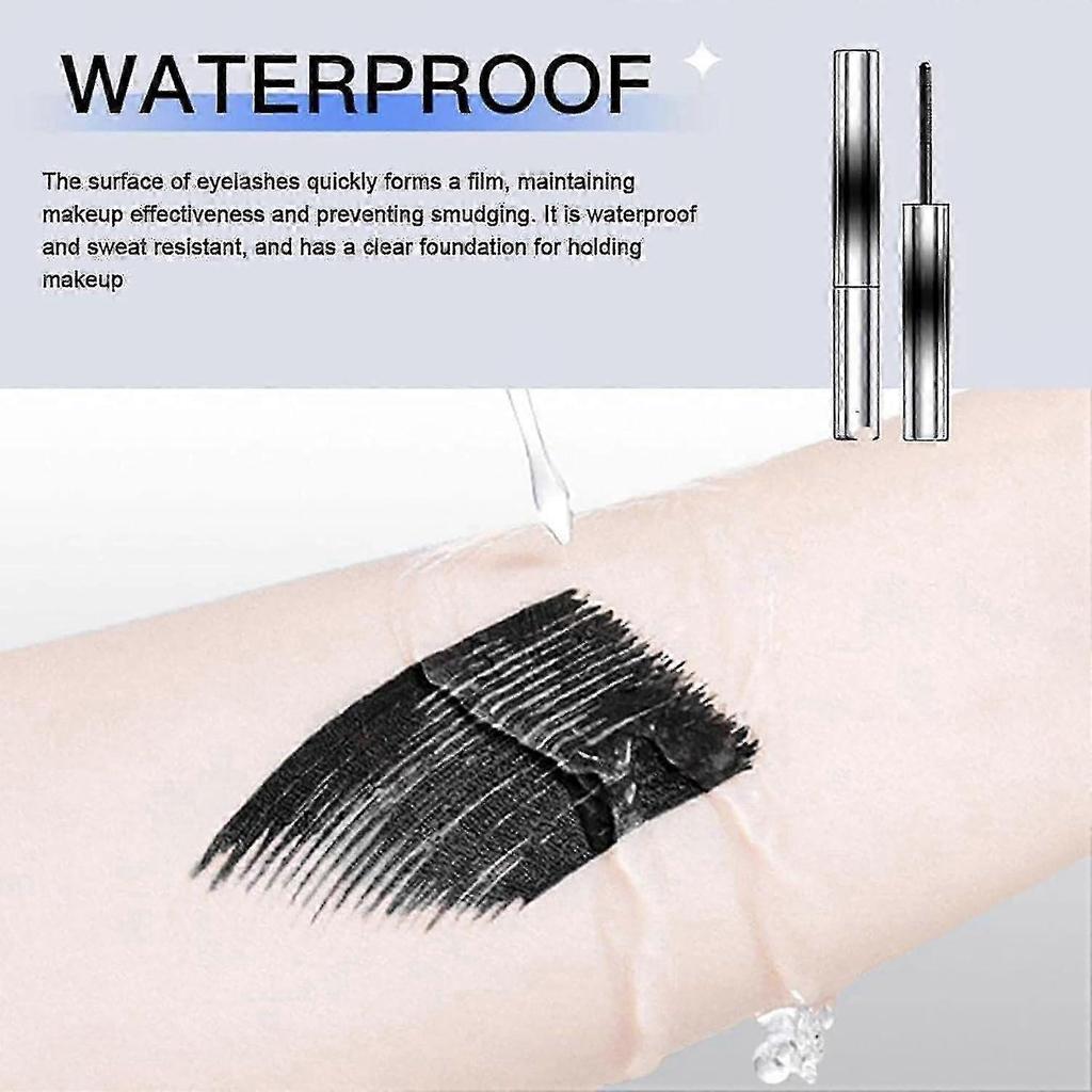 Die Brown Olivia Blaire Eisenstäbchen-Mascara, ein metallischer Stab ohne Borsten für einen 3D-Schwung-Wimperneffekt.