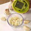 1pc Heavy Duty Garlic Press And Mincer - Manual Crusher And Chopper with Easy Clean Chopping Plate, Compact Handheld Design, Plastic And Garlic Clove