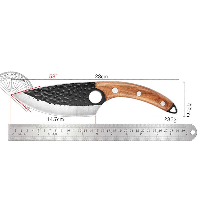 Stainless Steel Kitchen Boning Knife Fishing Knife Meat Cleaver Cutter Butcher Knife