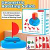 Pädagogisches Elektrisches Geometrie-Visualisierungsgerät Kunststoff Elektrisches Geometrie-Demonstrationsgerät für Mathe-Studien