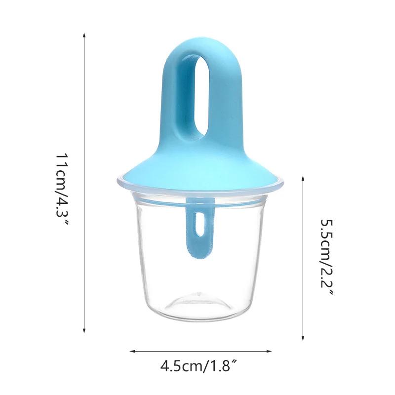 Ice Cream Mold Mini Ice Popsicle Mold Reusable Non-stick Ice Cube Tray Homemade Food for Kids Mini DIY Family Party Essentials