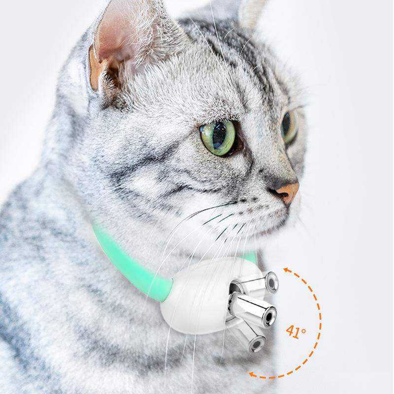 Intelligent Laser Cat Teasing Collar, Automatic Laser Pet Toy for Cat Exercise & Entertainment