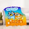 1pc Bluey Bingo Adventure blanket Soft and Warm for Sofa Office Camping Travel Livingroom Great Gift for Friends and Family Comfortable