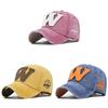 Summer Spring Autumn Unisex Cotton Baseball Cap With Geometric Embroidery Adjustable Size For Couples Adults Teens