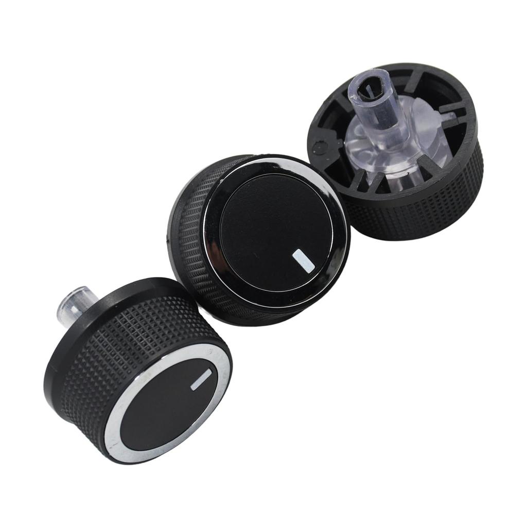 3PCS 84141127 AC Temperature Knob for Chevy Express & for GMC Savana | Compatible with Chevy Express 1500 2500 3500 (2008-2021), Compatible with GMC