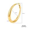 European & American Hollow Stainless Steel Earrings - Light Luxury High-End Ear Cuffs for Women, Versatile Slimming Style.