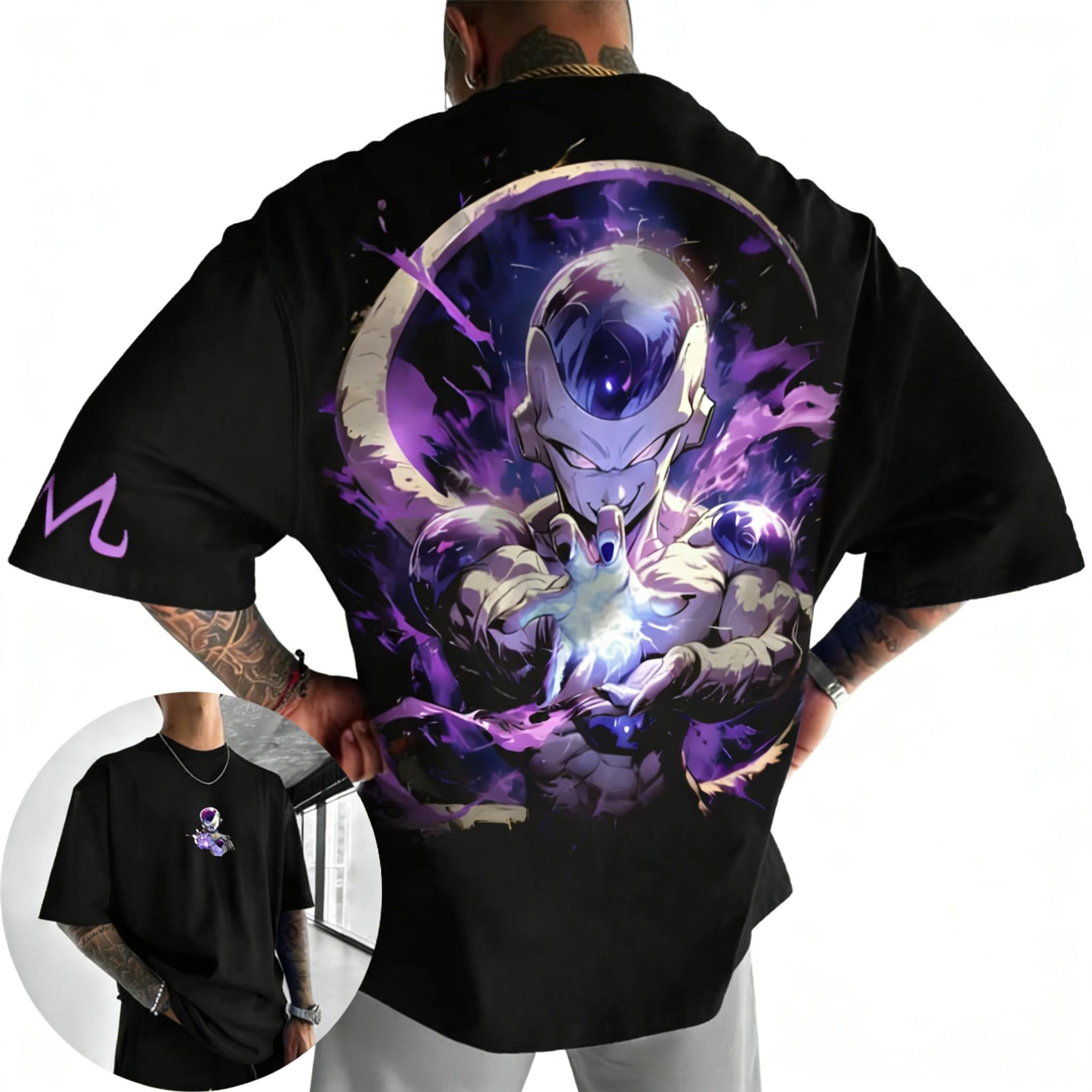 

Dragon Ball Print Cotton Tshirt 2026 Summer New Arrivals Oversized Mens Tees Frieza Fan TShirt UnisexChildrens Sportswear 4XL