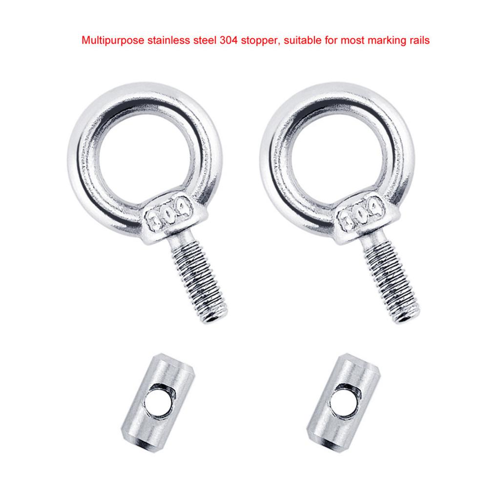 Awning Rail Stoppers 6mm Awning Stops Accessories Equipment Campervan Camping Tent Motorhome Awning Rails Hooks