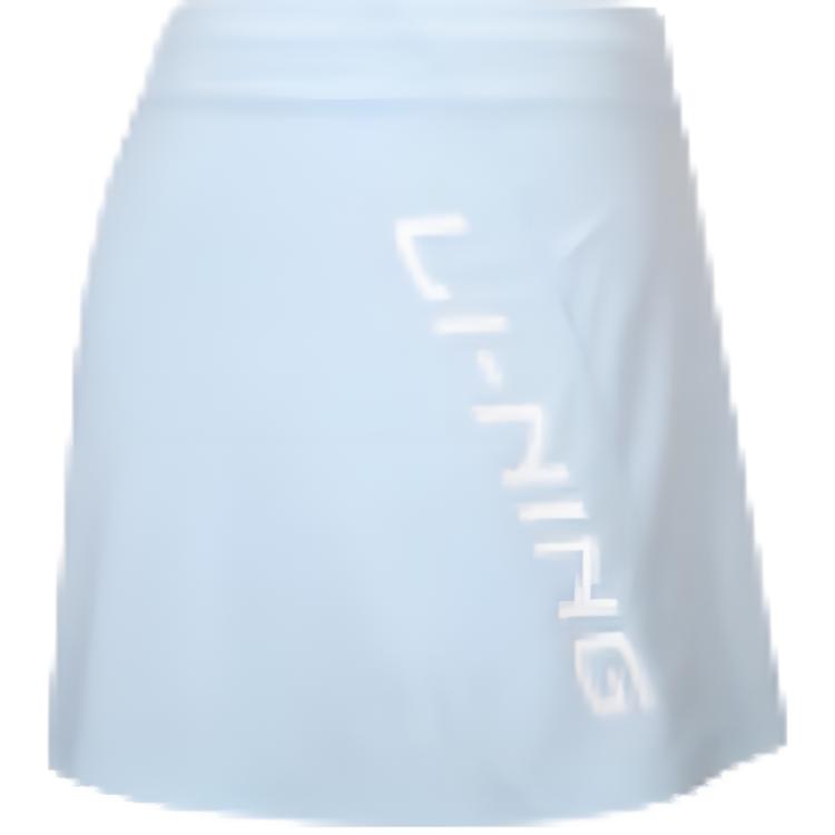Li-Ning Letter Print Elastic Quick-Dry Sports Running Casual Shorts Women shorts Cloud-Porcelain-Blue ASKU218-5