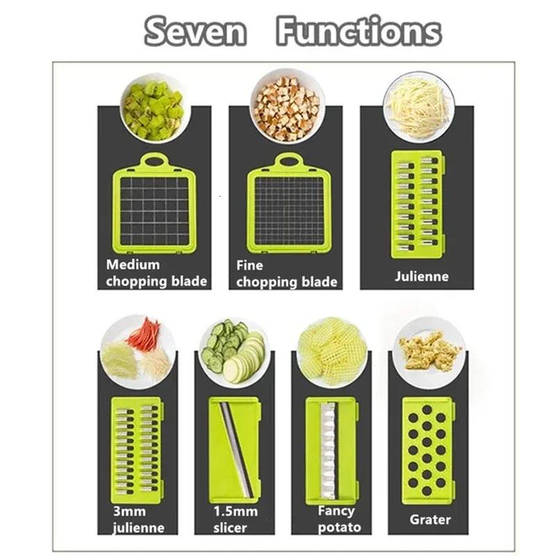 NEW Multifunctional Vegetable Slicer Cutter Kitchen Accessories Papaya Cutter Fruit Peeler Potato Carrot Shaver Slicer Driver Tools