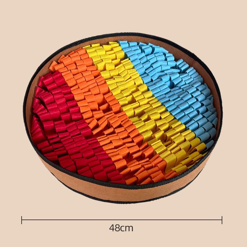Pet Snuffle Mat: Dog & Cat Boredom Buster, Sniffing Toy, Energy Exertion, Slow Feeder, Enrichment Mat.