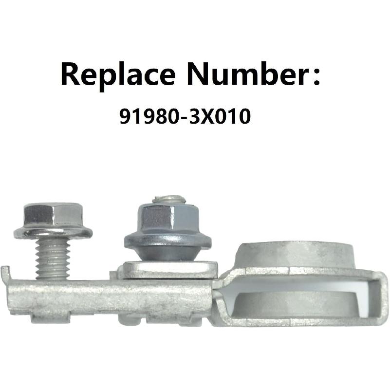 91980-3X010 Positive Battery Terminal w/Nuts for Hyundai Accent Azera Veloster Genesis G80 G90 2015-2020, for Kia Sedona Soul EV Rio Forte5 2015-2020