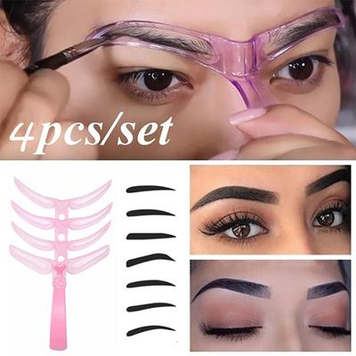 One-Word Eyebrow Card  Hand-Held Three-Dimensional Eyebrow Card  Thrush Eyebrow Trimming Aid