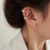Gold Silver Ear Cuff Without Piercing Ear Clips Earrings for Women Trendy Earring Fake Cartilage Earrings Clip Jewelry Gifts