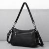 Crossbody-Tasche aus Vollnarbenleder für Damen - Geräumiger Organizer für Mütter mit mehr Taschen, Schicke & Praktische Umhängetasche