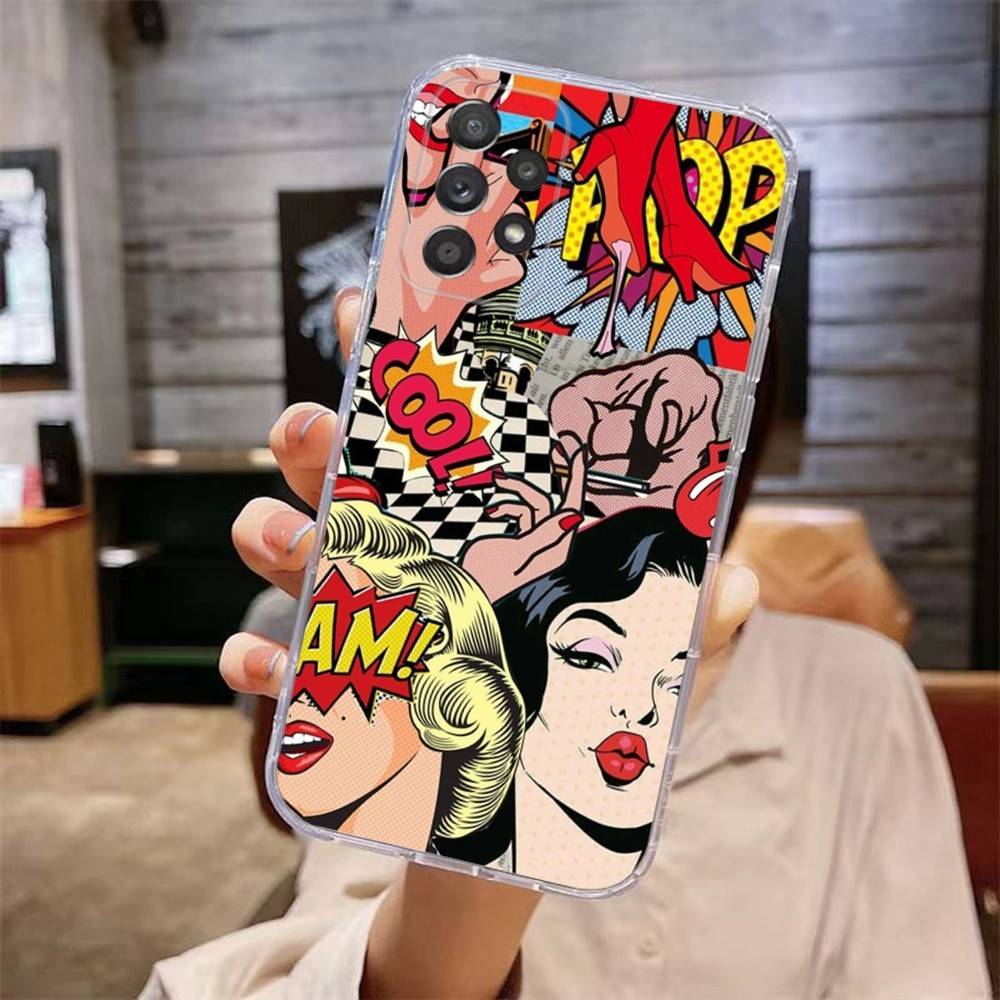 

Andy Warhol Art Phone Case For Samsung Galaxy A,71,70,52,51,40,31,50,50S,30S,21S,12,10,Note20ultra Transparent Cover samsunga52