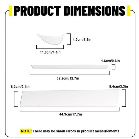 8PCS Chrome/Carbon Post Fiber Pillar Trim Door Window For Toyota Camry 2018-2024