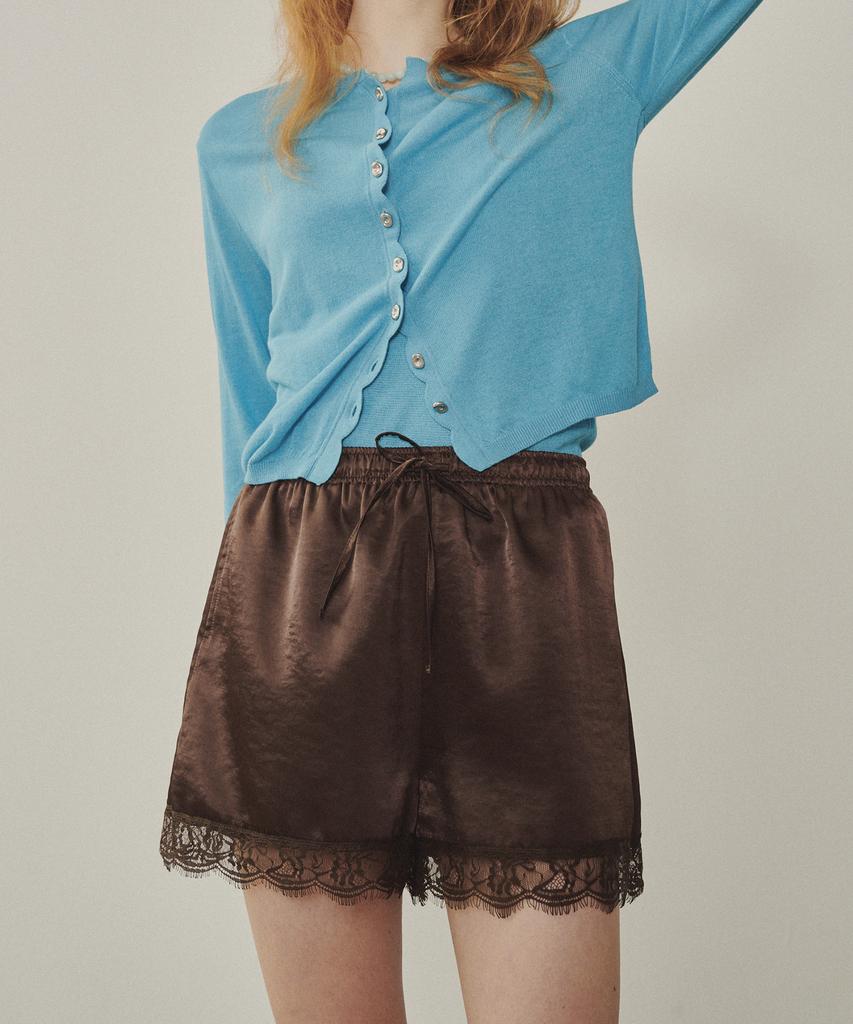 MELLY&ROSE Satin Lace Shorts (314808)